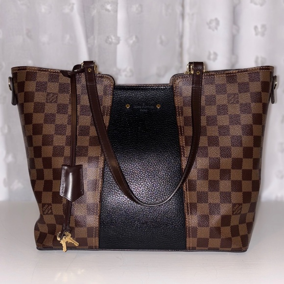 Authentic Louis Vuitton Damier Eben Jersey Tote - Picture 1 of 10